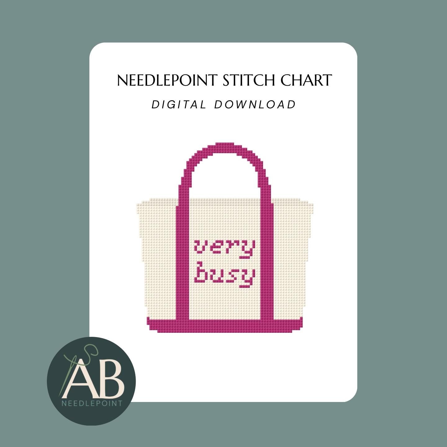 Ironic Boat Tote “Very Busy” | Digital Chart