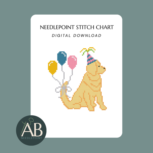 Birthday Party Pup | Digital Chart