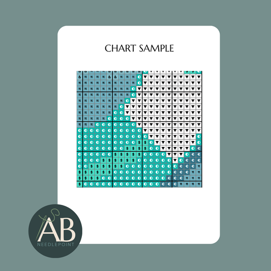Teal Pool Float | Digital Chart