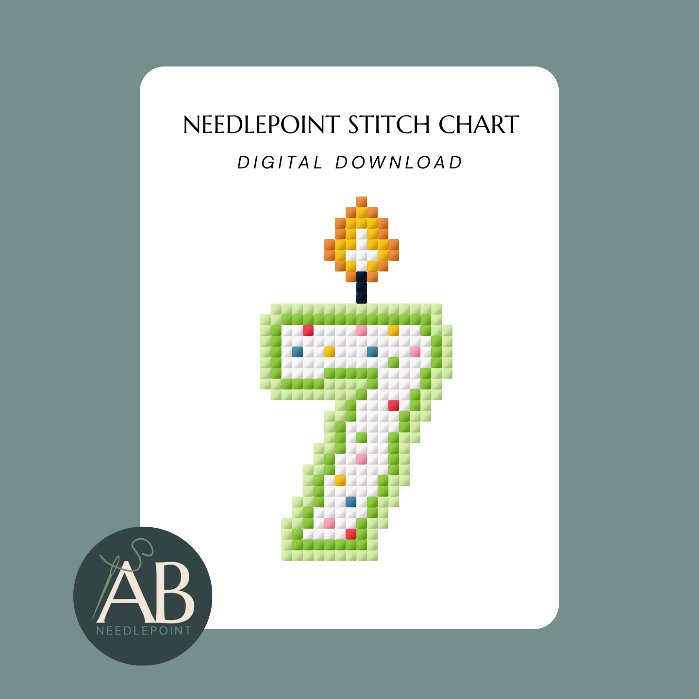 Mini Birthday Candle Numbers | Digital Chart