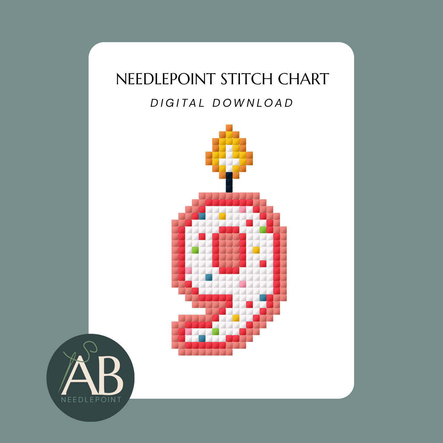 Mini Birthday Candle Numbers | Digital Chart