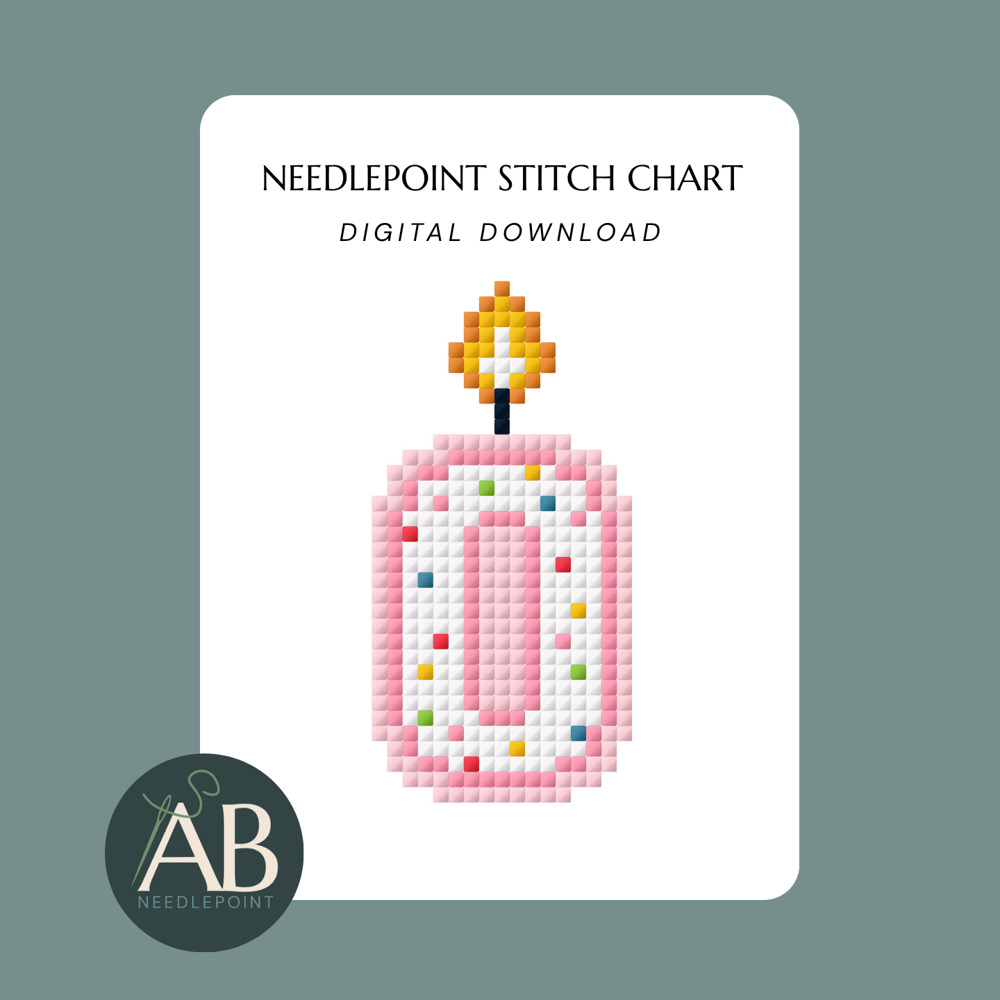 Mini Birthday Candle Numbers | Digital Chart