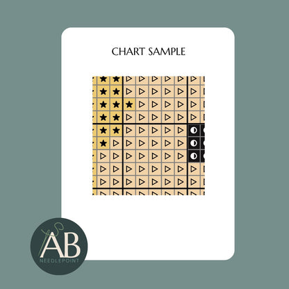 Orange Marshmallow Easter Bunny | Digital Chart