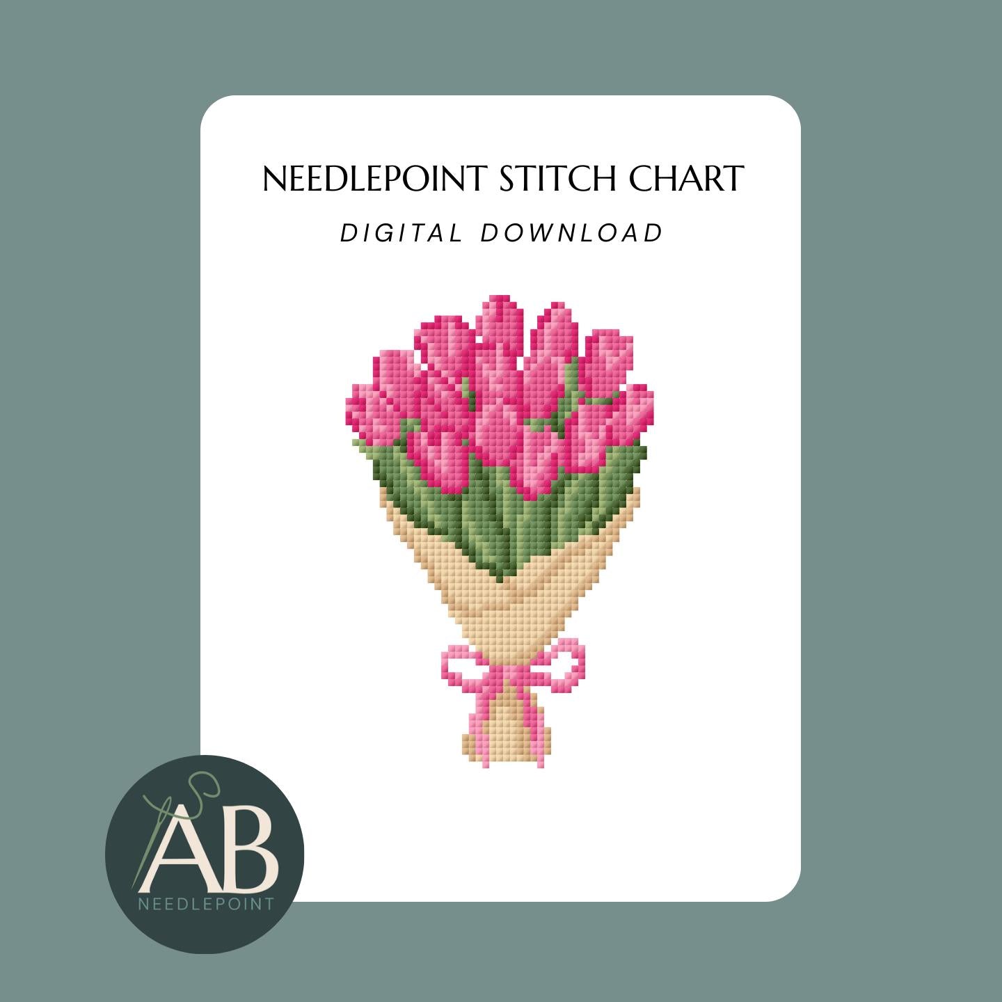 Tulip Bouquet | Digital Chart