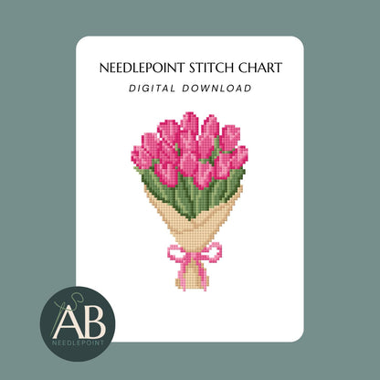 Tulip Bouquet | Digital Chart