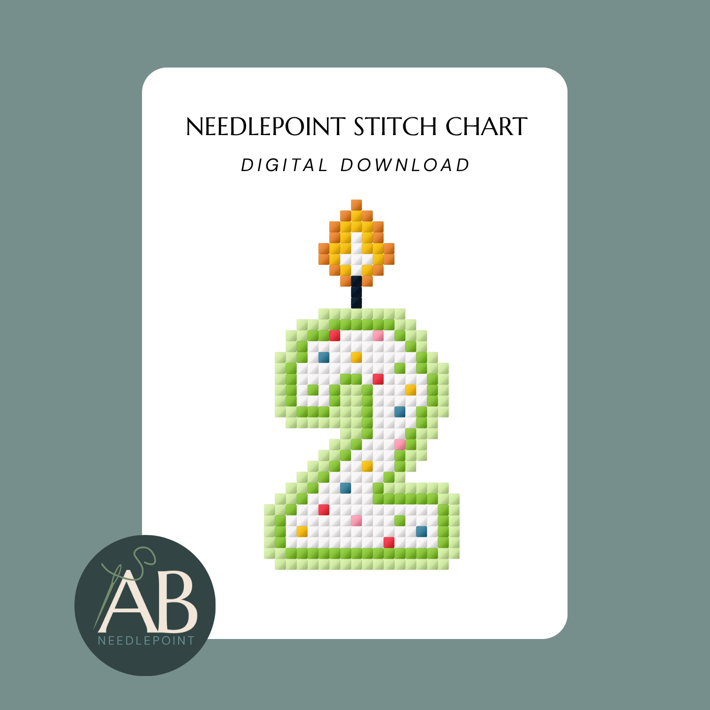 Mini Birthday Candle Numbers | Digital Chart