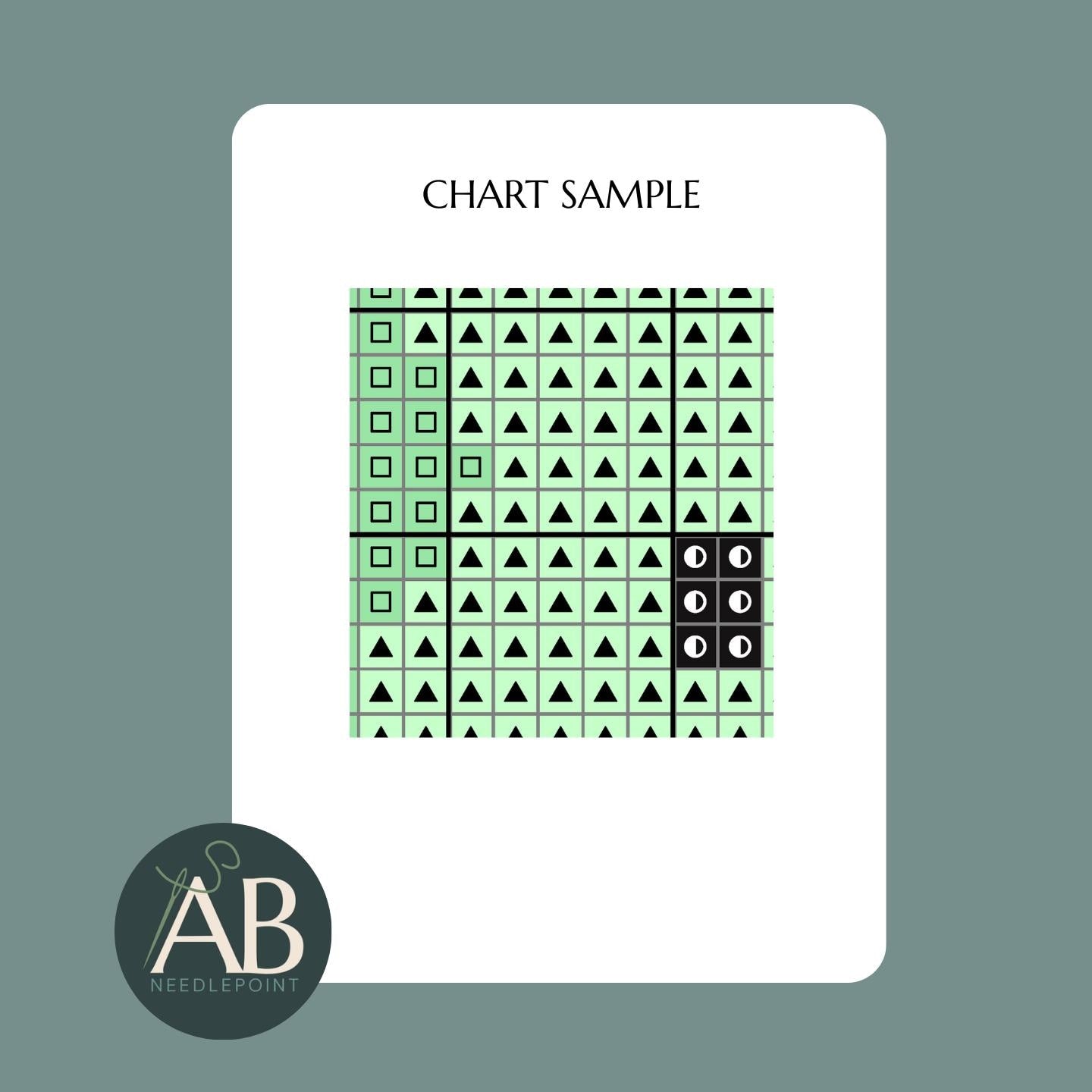 Green Marshmallow Easter Bunny | Digital Chart