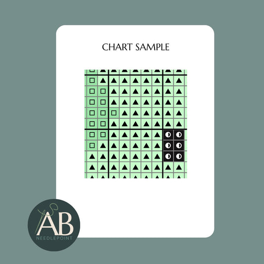 Green Marshmallow Easter Bunny | Digital Chart