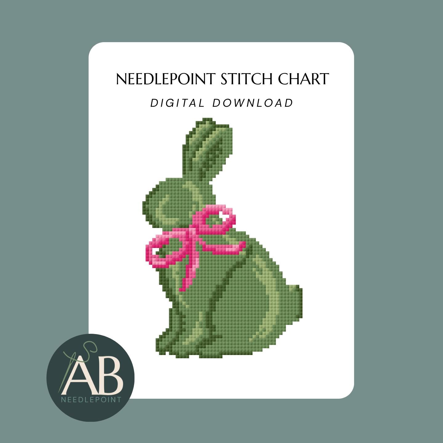 Topiary Bunny | Digital Chart