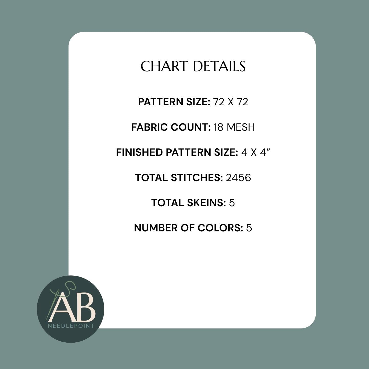 KY Gingham Stamp | Digital Chart