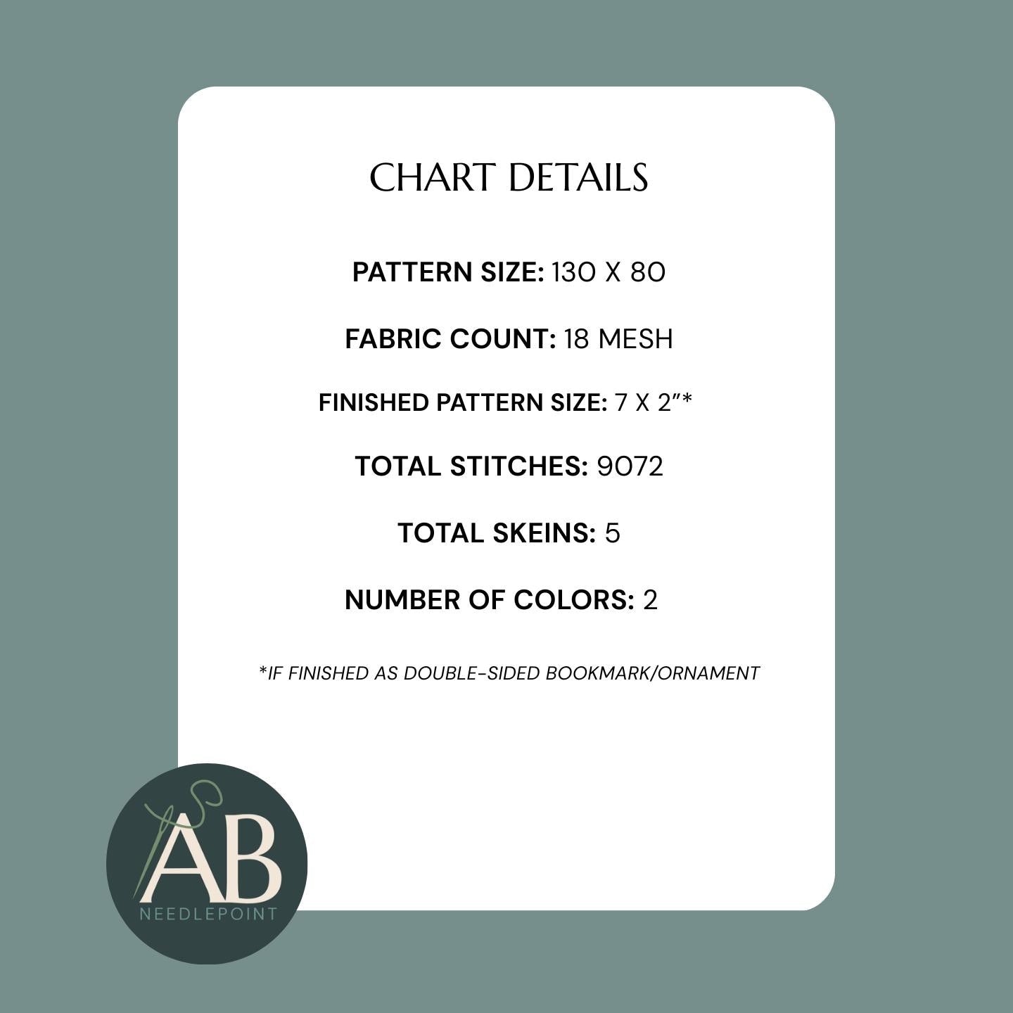 Butter Stick - Double-Sided Design | Digital Chart