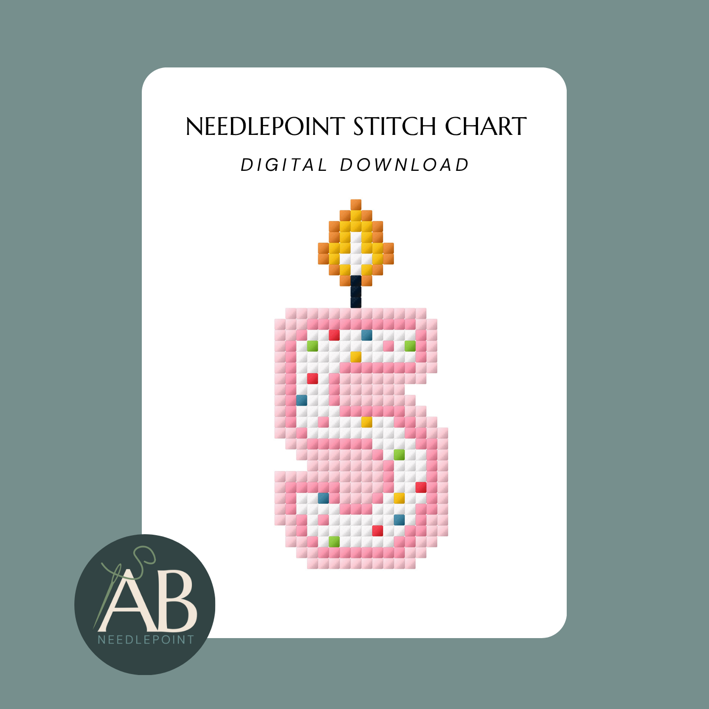 Mini Birthday Candle Numbers | Digital Chart