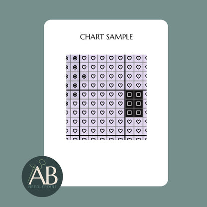 Purple Marshmallow Easter Bunny | Digital Chart